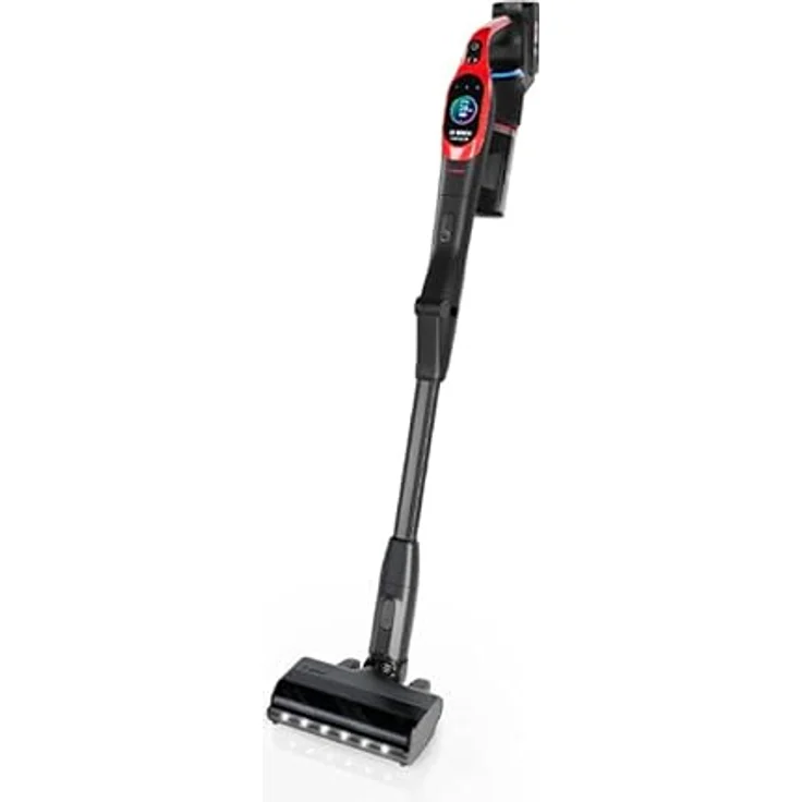 Bosch BCS1041PET Stabstaubsauger, Akku, HEPA beutellos, 23,5 W, schwarz-rot, 4 Ah – Bild 2