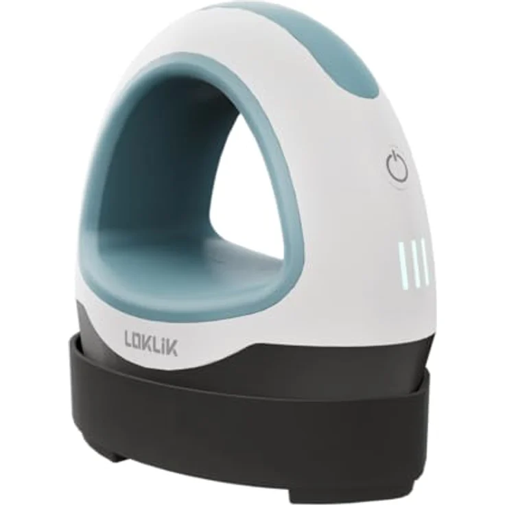 LOKLIK Reisebügeleisen Mini Heat Press denim blau, Kompakte Heizpresse, Transferpresse zum Aufbügeln, Textildruck – Bild 4