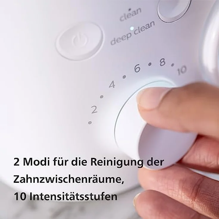 Philips Sonicare Power Flosser 3000, Munddusche mit Quad Stream Technologie, weiß (Modell HX3711/20) – Bild 5