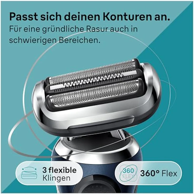 Braun Rasierapparate Series 7 - 71-B1200s - black – Bild 3
