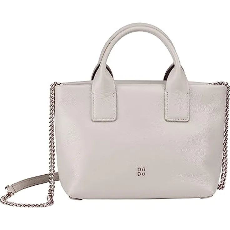 Dudu Ibiza Handtasche, Leder 22 cm, violet, ausreichend Platz für Wertsachen