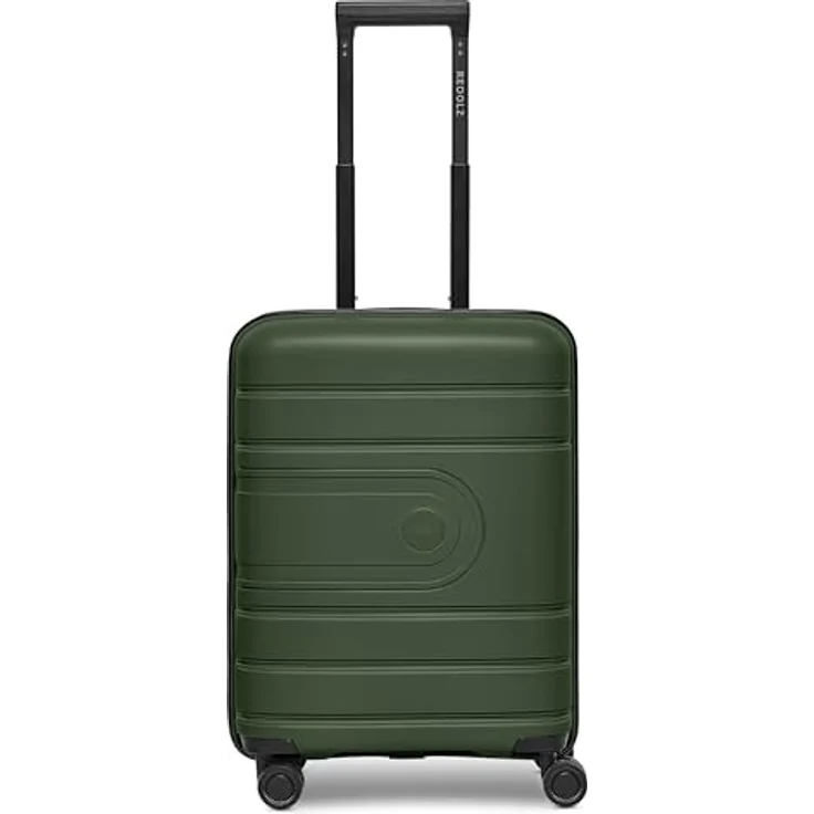 REDOLZ Hartschalen Kabinen-Koffer Essentials 11, kleiner Trolley 40 x 20 x 55 cm, leichtes Polypropylen, Dehnfalte, 4-Rollen, TSA-Schloss, 45 Liter Volumen – Bild 1
