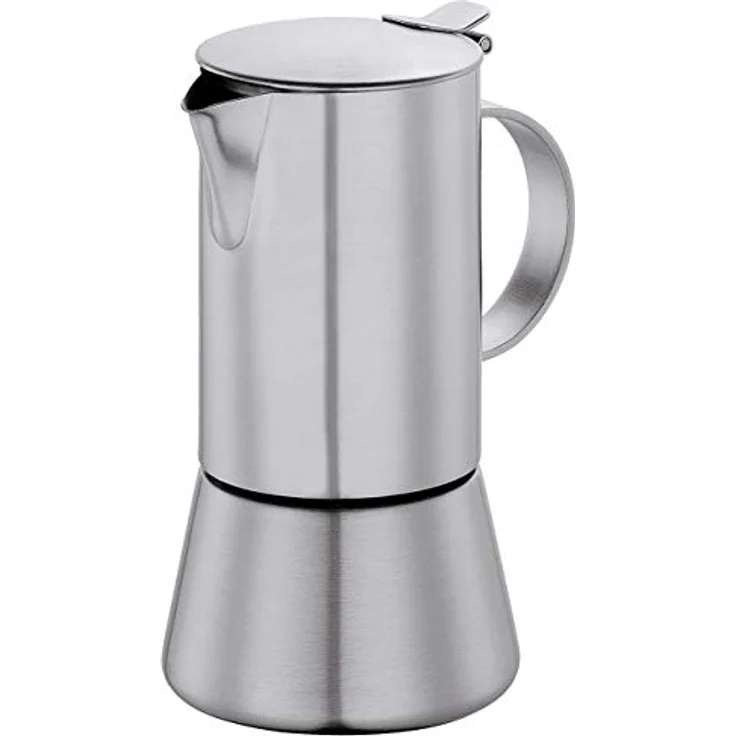 Cilio Aida CI-342918, Espressokocher aus Edelstahl für 4-6 Tassen, Silber – Bild 1