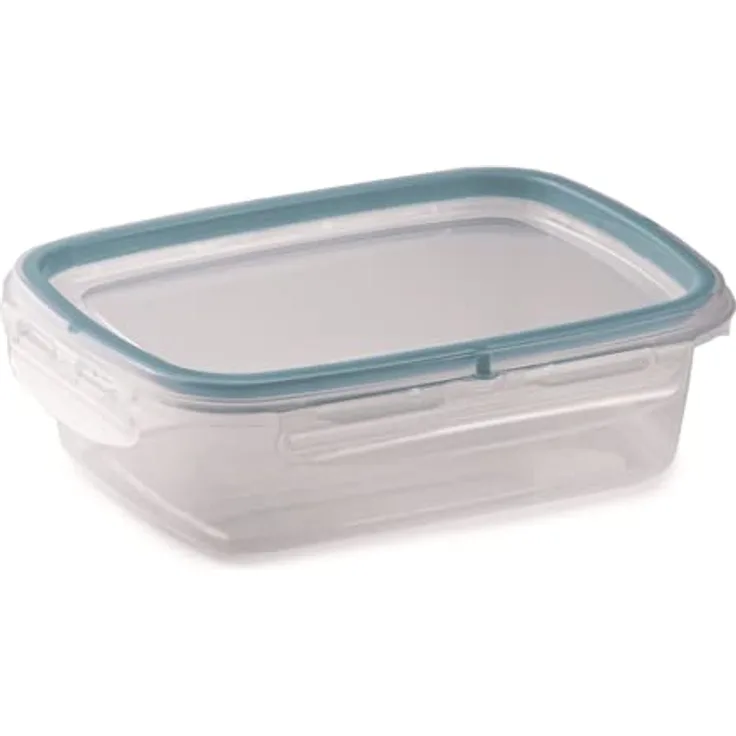 Snips | SnipsLock - Rechteckiger Behälter für die Aufbewahrung von Lebensmitteln | 0,6 L | 3er Set | 4 Sicherheitsverschlüsse | Lebensmittelbehälter 18,4 x 13,8 x 8 cm | Hergestellt in Italien