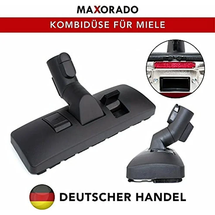 Maxorado XXL Staubsauger Ersatzteile Set für Miele Cat & Dog 4000 5000 S2 S3, Kombidüse, Turbodüse, Rohr, Saugpinsel, Fugendüse, Polsterdüse, Handgriff – Bild 5