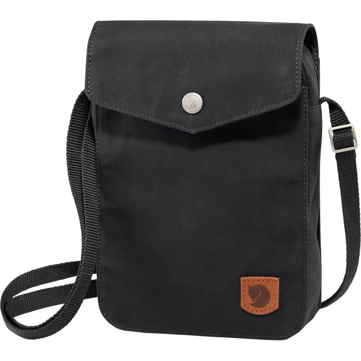 Fjällräven Umhängetasche Greenland Pocket, Smartphone- und Tablet-Fach, Black – Bild 1