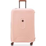 DELSEY PARIS - MONCEY - Valise cabine rigide Slim matière recyclée et Recyclable - 55x40x20 cm - 36 litres - XS - Rose