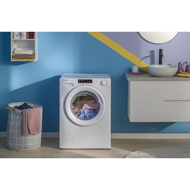 Candy COW 4644TWM6/1-S, Waschtrockner mit Smart Pro Inverter und Quick & Clean-System, Weiss – Bild 10