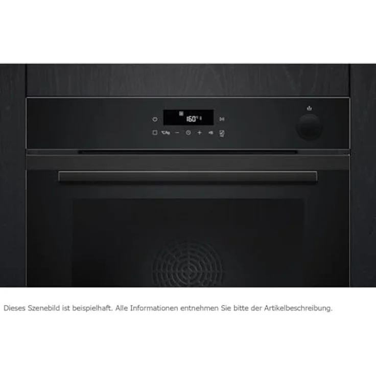 Siemens iQ300 HR232GEB3 Einbaubackofen groß mit Dampfgaren, AutoClean, 71 L, A+, 30-275 °C – Bild 2