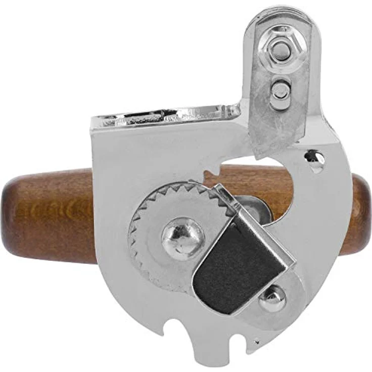 Westmark Profidosenöffner, Für den gewerblichen Gebrauch, für Dosen in Gastronomiegröße, Stahl-Holz, Titan, 12242260 – Bild 4
