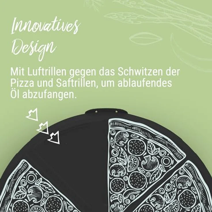 elasto Vorratsdose Pizzabox "ToGo", wiederverwendbar und BPA-frei, 100% recycelbar, spülmaschinengeeignet – Bild 3