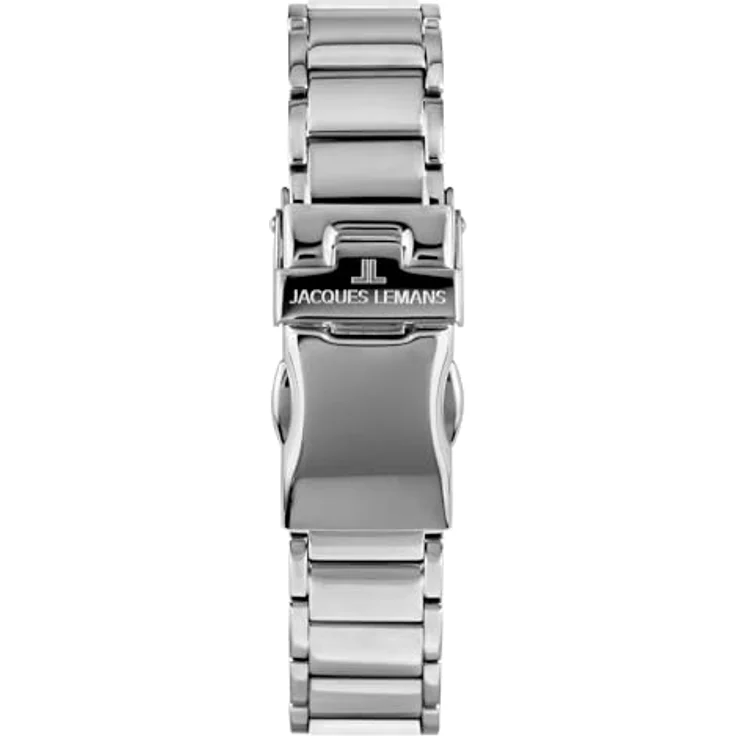 JACQUES LEMANS Monaco 42-7Y Damenarmbanduhr, Quarz, Edelstahl/Keramik, blau, 34 mm – Bild 4