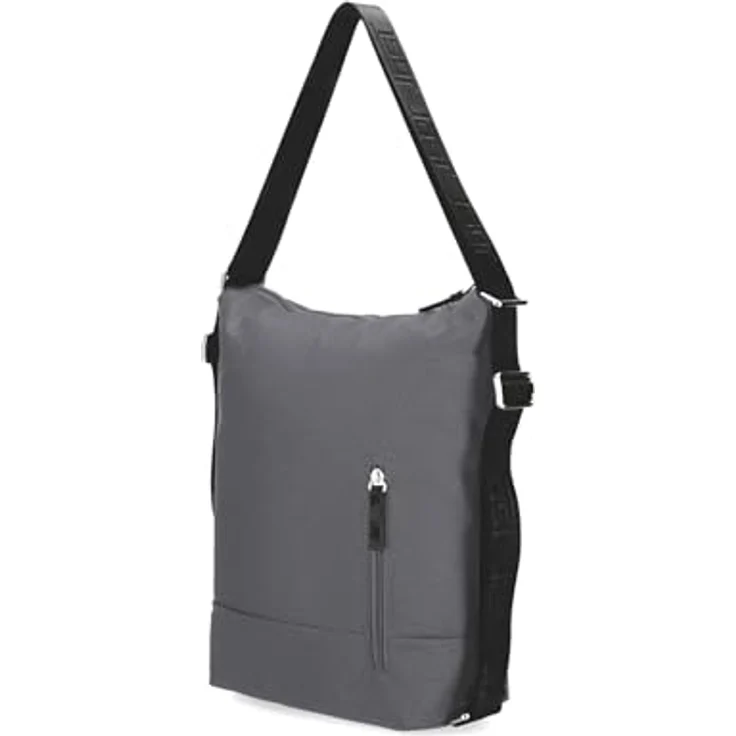 Jost Bergen 1103 3-Way Bag, Handtasche und Rucksack in Grau mit flexibler Trageweise – Bild 8