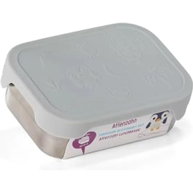 Affenzahn Edelstahl Brotdosen Set inkl. Snack-Box Silikon-Deckel BPA-frei Spülmaschinenfest Koala – Bild 2