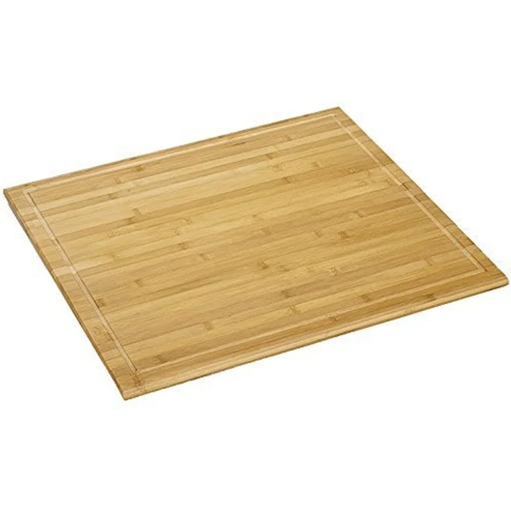 Neustanlo XXL Schneide- und Abdeckplatte Ceranfeldabdeckung Bambusholz Holz 56x50x4 cm – Bild 3