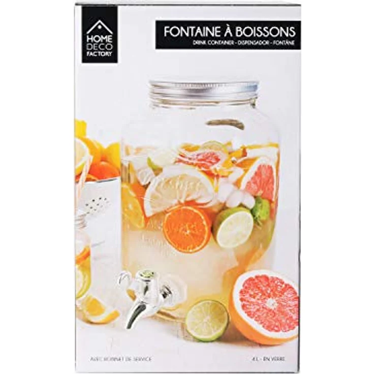 Saveur et Degustation KV7169 FONTAINE GLASGETRÄNK 4l, klar, 15 x 15 x 25,5 cm – Bild 2