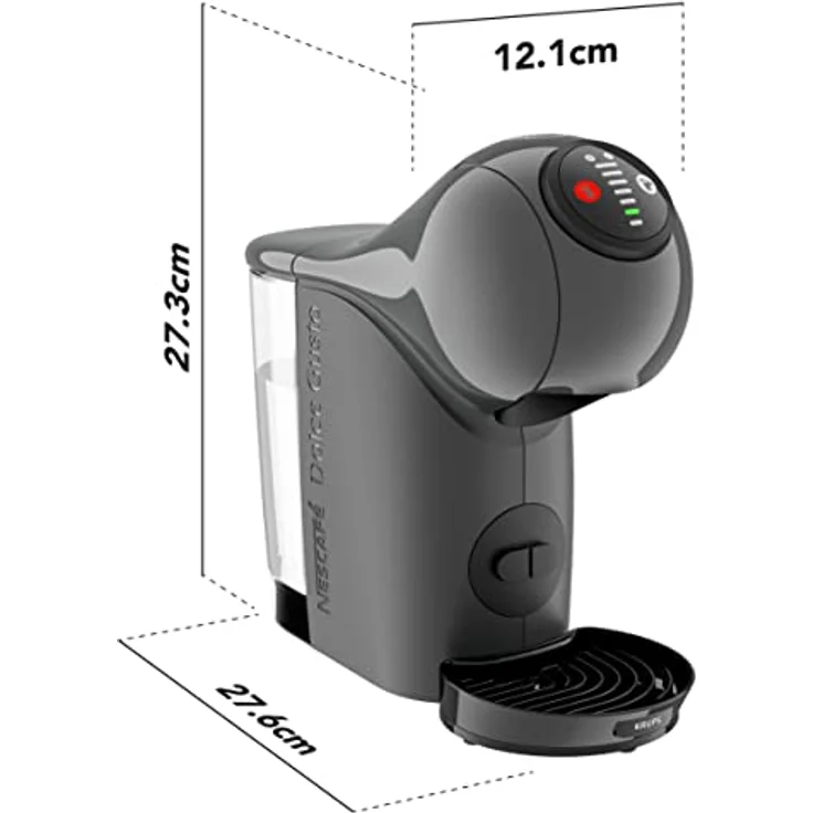 Krups Kapselmaschine Nescafé Dolce Gusto Genio S KP243B, 15bar Pumpendruck, 0,8L Wassertank, XL-Funktionalität, schwarz – Bild 10
