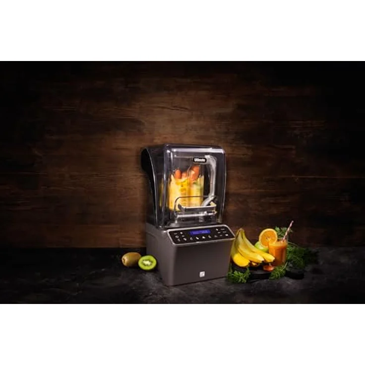 G21 Blender G21 Ultimate, graphitschwarz, 1.500 W, 28.000 U/min, 1,2 l Behälter, Touch Display, voreingestellte Mixprogramme, Deckel – Bild 5