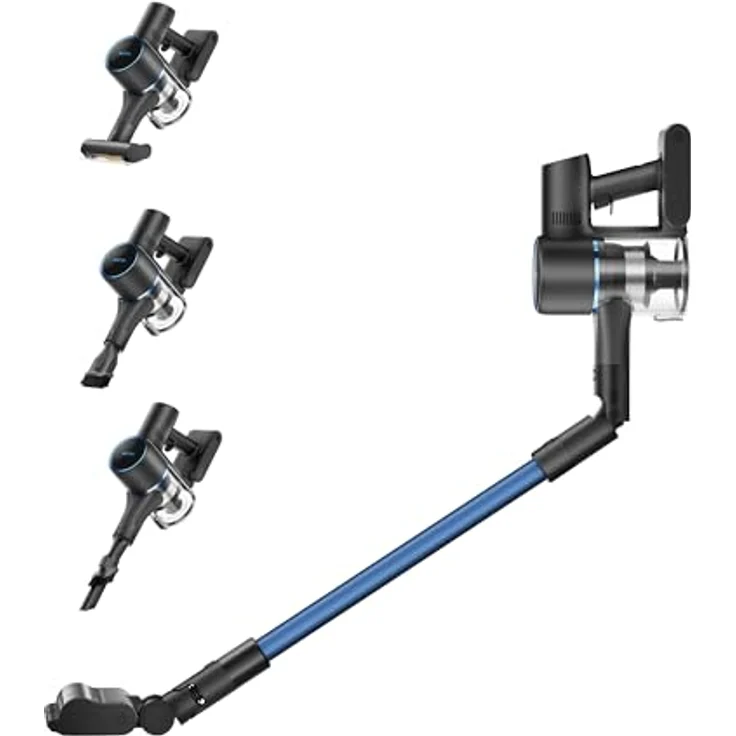 Dreame Mova S4 Detect Kabelloser Stielstaubsauger mit leistungsstarker Saugkraft von 150 AW, maximaler Laufzeit von 90 Minuten, blau – Bild 11