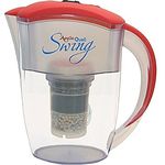 Wasserfilter AcalaQuell Swing | Rot | Kannenfilter mit höchster Filterleistung | Mehrschichtige Filterkartusche | PI-Technology | Kreiert köstlich schmeckendes, wohltuendes Wasser