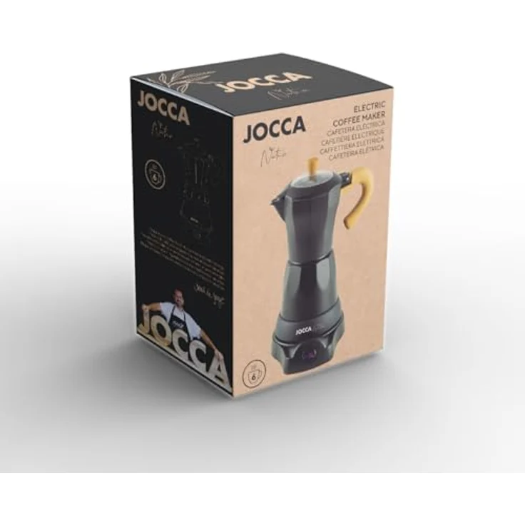 Jocca Espressomaschine Nature Line, elektrische Kaffeekanne für 6 Tassen, Warmhaltefunktion, 480W, schwarz – Bild 9