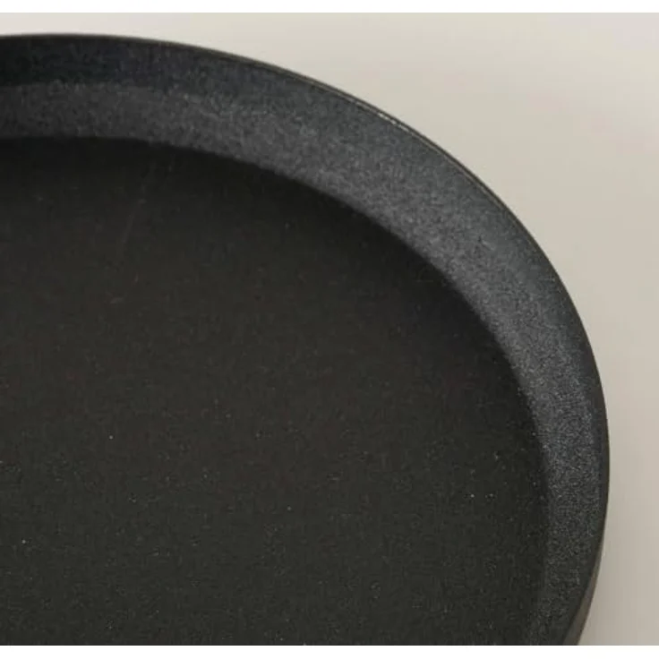 Boltze Home Untersetzer für Kerzen MIO, 3er-Set mit mattschwarzem Design und unterschiedlichen Durchmessern (10 cm und 15 cm) – Bild 4