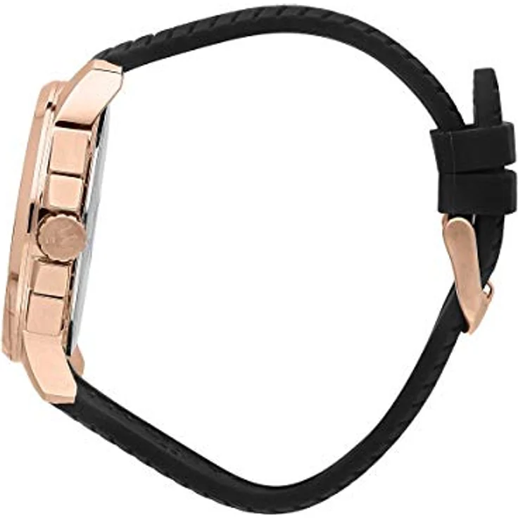 Maserati Herrenuhr, Successo Kollektion, aus Edelstahl, Rosegold PVD, Silikon, mit Silikon-Armband - R8871621012 – Bild 2