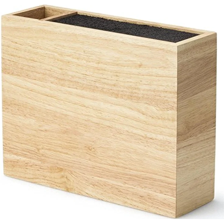 Continenta Messerblock mit flexiblem Einsatz und Utensilienbehälter, 27,5 x 9 x 21,5 cm – Bild 2