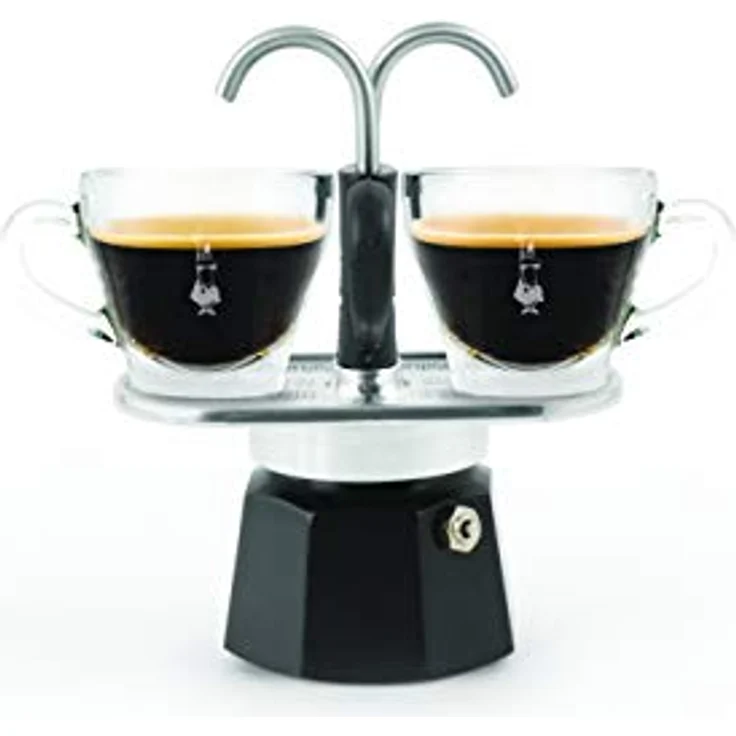 Bialetti MINI EXPRESS R 2 Tassen Espressokocher, 90 ml, schwarz – Bild 5