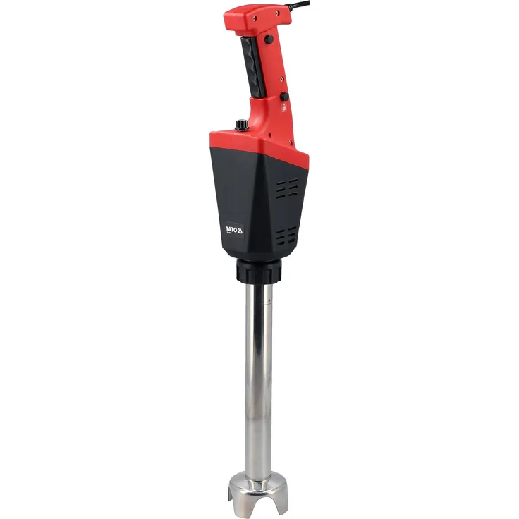 YATO Gastro-Stabmixer 750W, bürstenloser Motor, 377 mm Mixarm, stufenlose Geschwindigkeitsregelung, Edelstahlteile