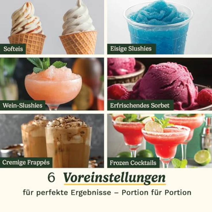 Cuisinart Frost Fusion 6-in-1-Eiscreme- und Slushie-Maschine mit leistungsstarker Kühltechnik und transparentem Deckel, einfach zu reinigen – Bild 6