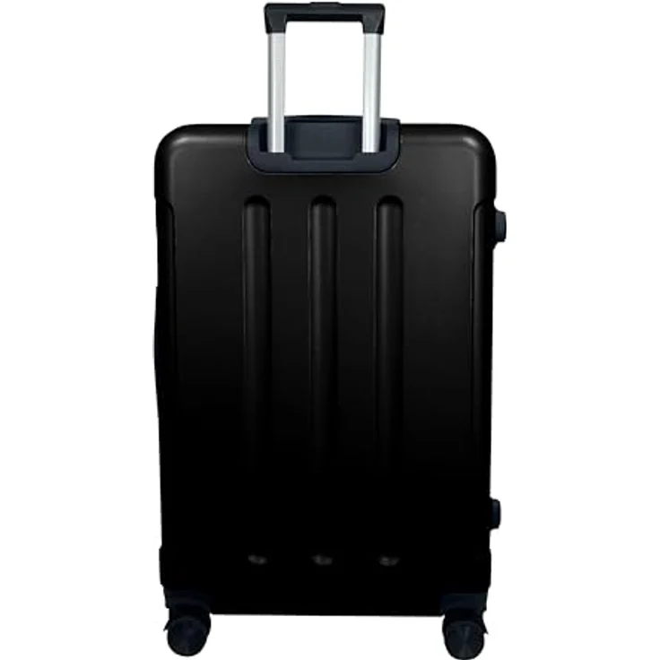 MTB Koffer Reisekoffer ABS Trolley 4 Zwillingsrollen M/L/XL oder Set, hochwertiger Hartschalenkoffer in Schwarz – Bild 4