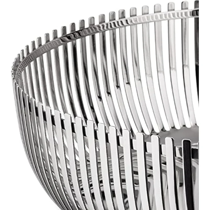 Alessi PCH02/23 - Design Perforierter Küchenkorb, 18/10 Glänzender Edelstahl, 23 cm – Bild 3