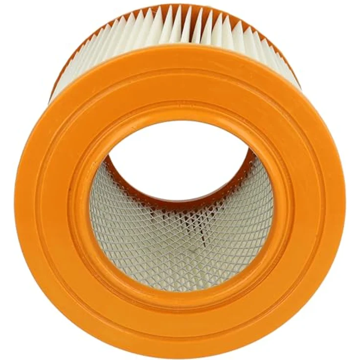VHBW 2x Faltenfilter kompatibel mit Allaway C30, A30, C40, A40, A50, AW1700, AW2000, A60, CV1350, CV1750, M1000, CV1950, L25 - Polyester Filter in orange/weiß für effiziente Saugleistung – Bild 4