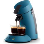 Philips SENSEO Kaffeemaschine, Kapselmaschine mit Kaffee Boost Technologie und Kaffeestärkewahl, Blau CSA210/00