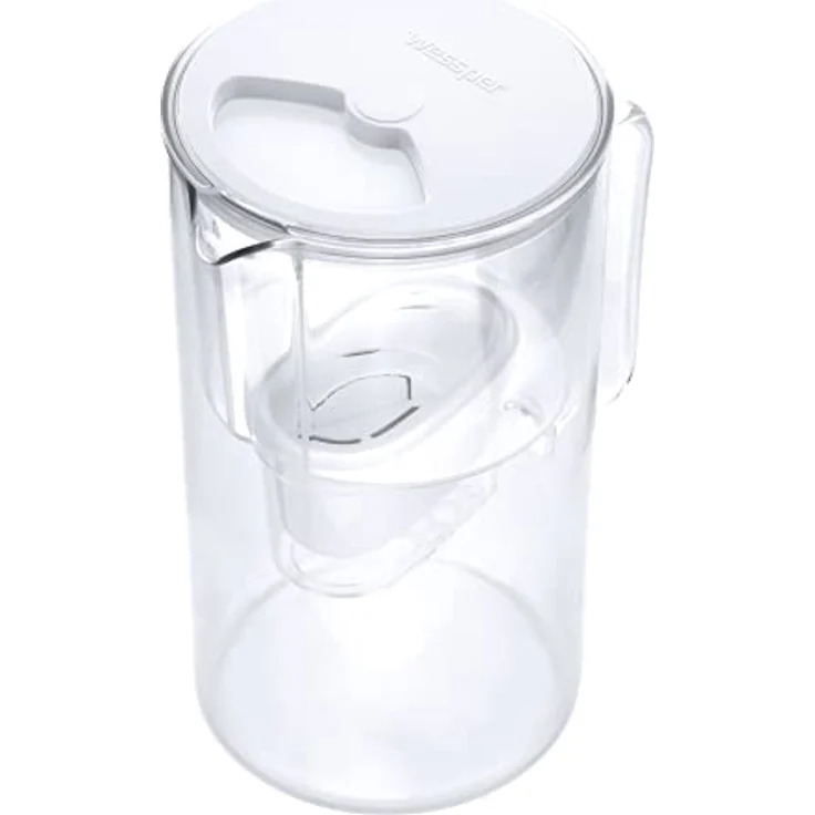 Wessper Aquamax Crystalline Filterkanne weiß + 1 Kartusche, Wasserfilter, Weiss – Bild 4