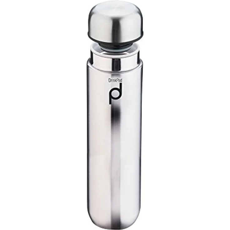 Pioneer DrinkPod Isolierflasche aus Edelstahl 0,3 L Doppelwandig Thermo-Lebensmittelbehälter 6 Stunden Heiß 24 Stunden Kühl Auslaufsicher BPA-Frei - Hochglanz – Bild 2