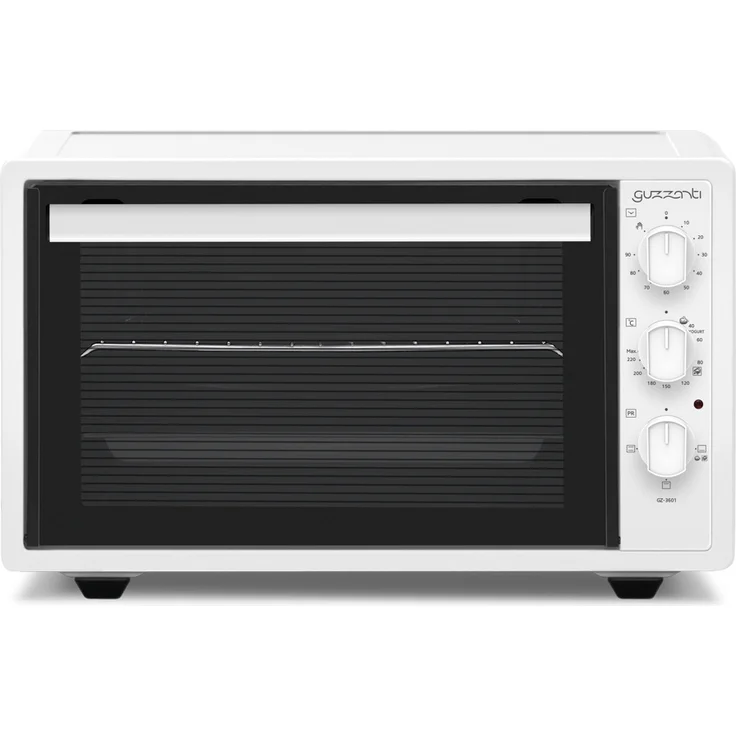 Guzzanti GZ 3601, 42 l, Weiß, 650 W, Mechanisch, Drehregler