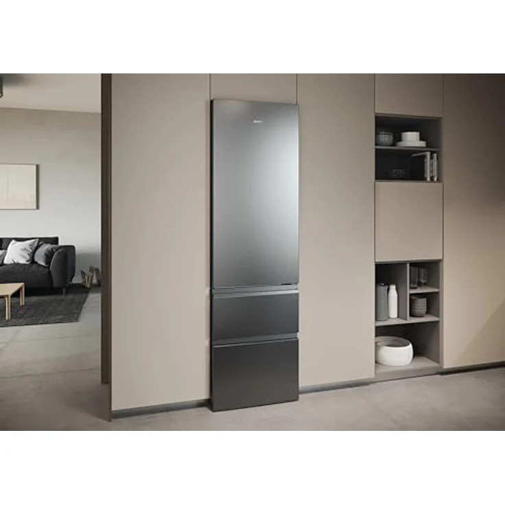 Haier HTR3620CNMG Kühl-Gefrierkombination, 414 l, Energieeffizienzklasse C, freistehend, Silber – Bild 12