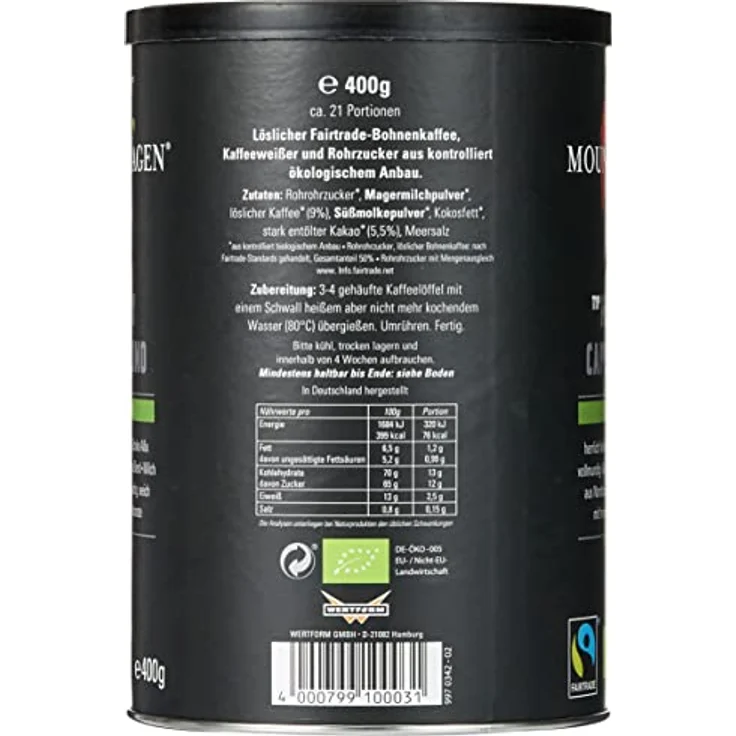 Mount Hagen Family Cappuccino 400g – Bild 3