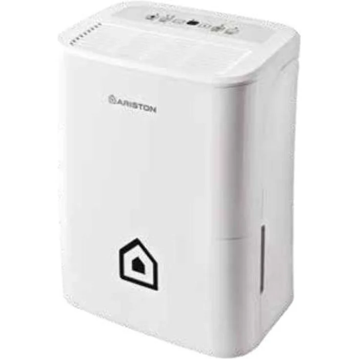 Ariston DEOS 20SR, Luftentfeuchter mit 20 l/24h Entfeuchtungsleistung, 3 L Wassertank, 42 dB, Weiß