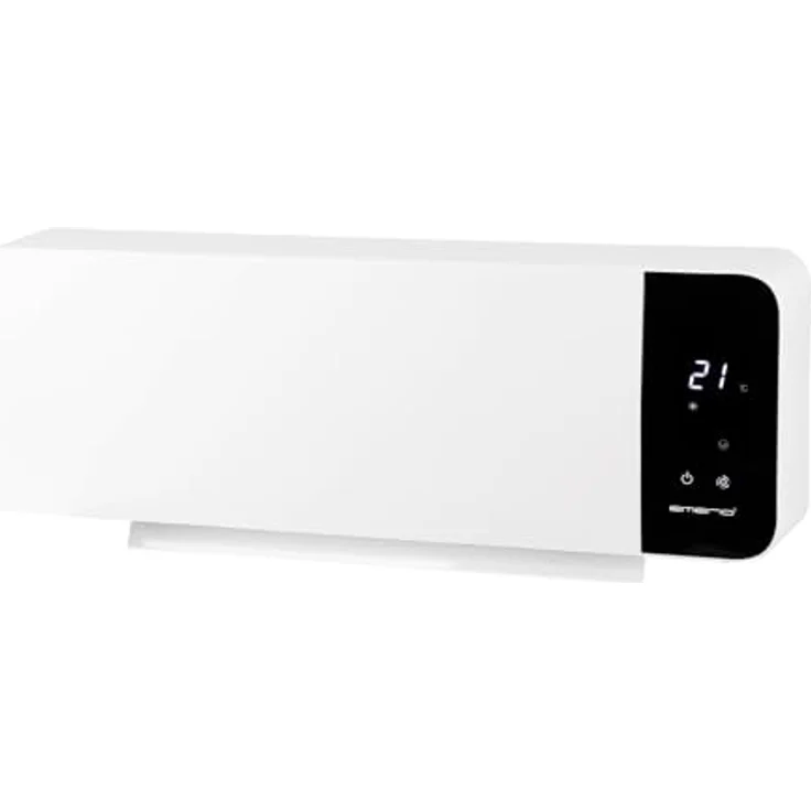 EMERIO Wand Heizlüfter FH-133172, 2000W mit einstellbarem Wochen Timer, PTC-Keramik-Heizelement, 2 Heizstufen, einstellbarem Thermostat, Fenster offen-Erkennung, oszillierend und LED-Display – Bild 1
