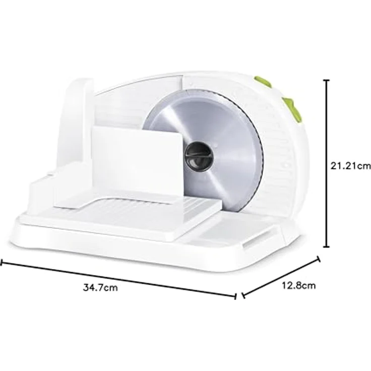 SENCOR SFS 1001GR, Elektrische Aufschnittmaschine, Weis - Grün – Bild 5