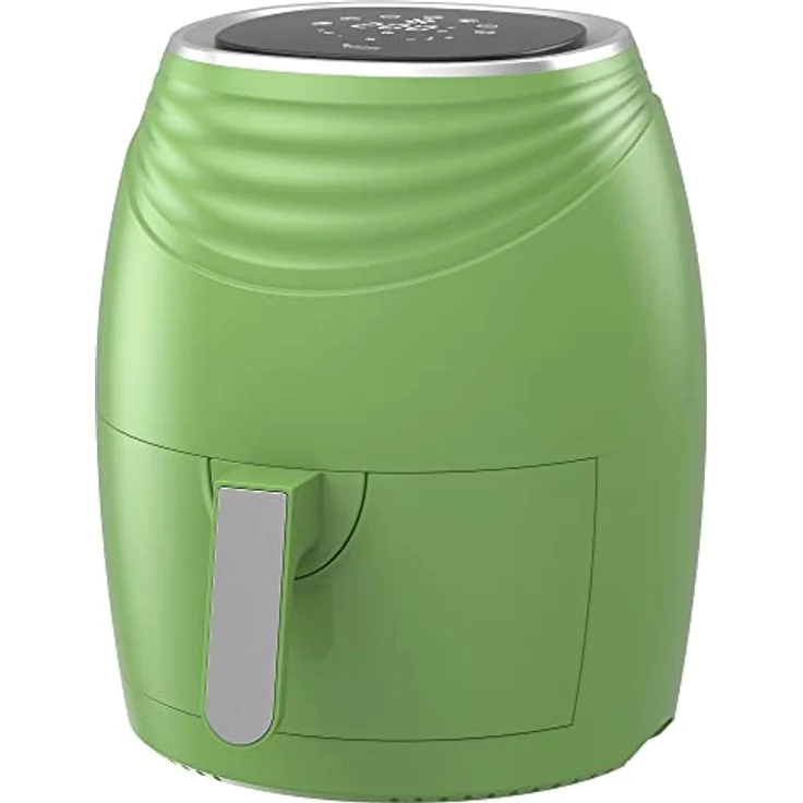 TurboTronic by Z-Line Heißluftfritteuse 3,5 Liter, 7 Programme, Fettfrei ohne Öl, Retro digital Airfryer AF11D, 1200W, Blau – Bild 8