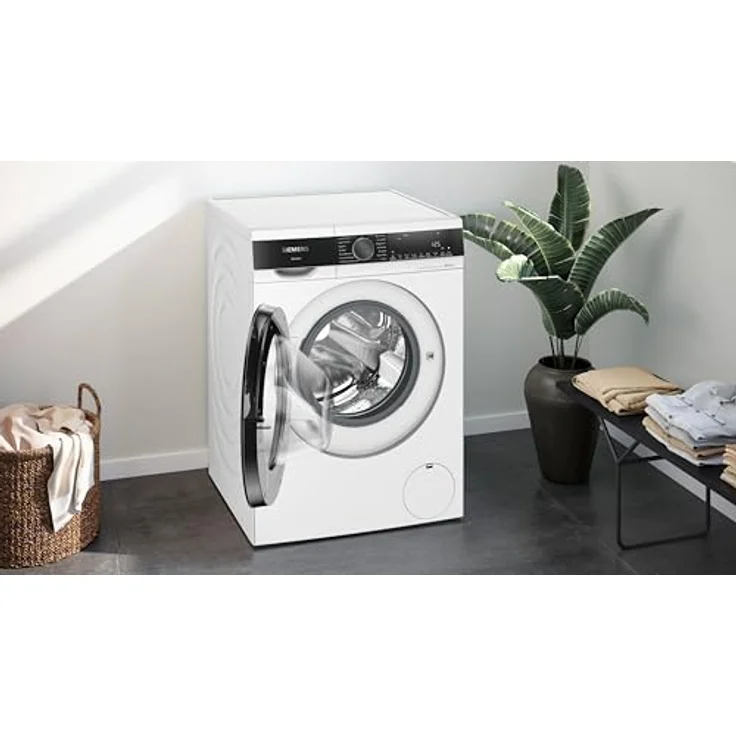SIEMENS WG44G2Z22, iQ500 Waschmaschine 9 kg, 1400 u/min, Antiflecken-System, smartFinish für weniger Bügeln, speedPack L, waterPerfect Plus, LED-Display, weiß – Bild 5
