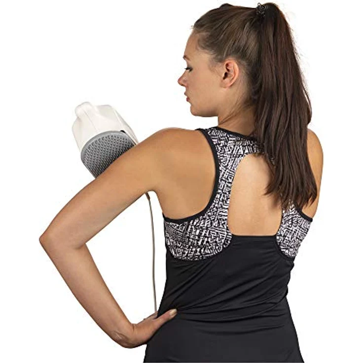 MASPO Massagegerät Maspo Großflächenmassagegerät Vibramat de Luxe, 1-tlg. - De Luxe Massagegerät, 1,6 kg, 100 Watt, 1400/2800 U/min, inkl. 3 Massageaufsätzen – Bild 3