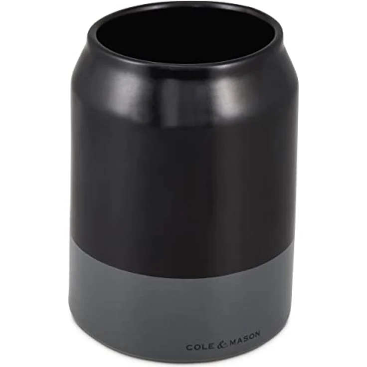 Cole & Mason H822140 Linton Küchenutensilienhalter aus Keramik, Schwarz/Grau, 160mm x 120mm, Utensilienhalter für die Küche / Küche Behälter, 2 Jahre Garantie – Bild 3