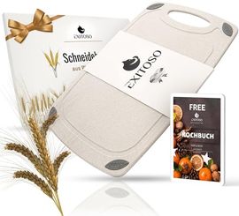 Exitoso® Das Original Schneidebrett aus Weizenstroh