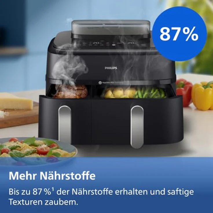 Philips Fritteuse, Perfekte Ergebnisse dank Shake-Reminder NA551/00 – Bild 9