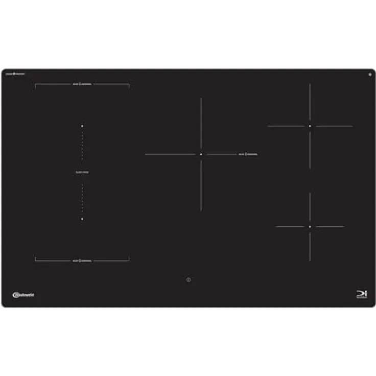 Bauknecht BTX8017DCA Induktions-Kochfeld, 81 cm, 5 Kochzonen, CleanProtect, HeatControl, Boil&Cook, Wipe Function, Flexizone